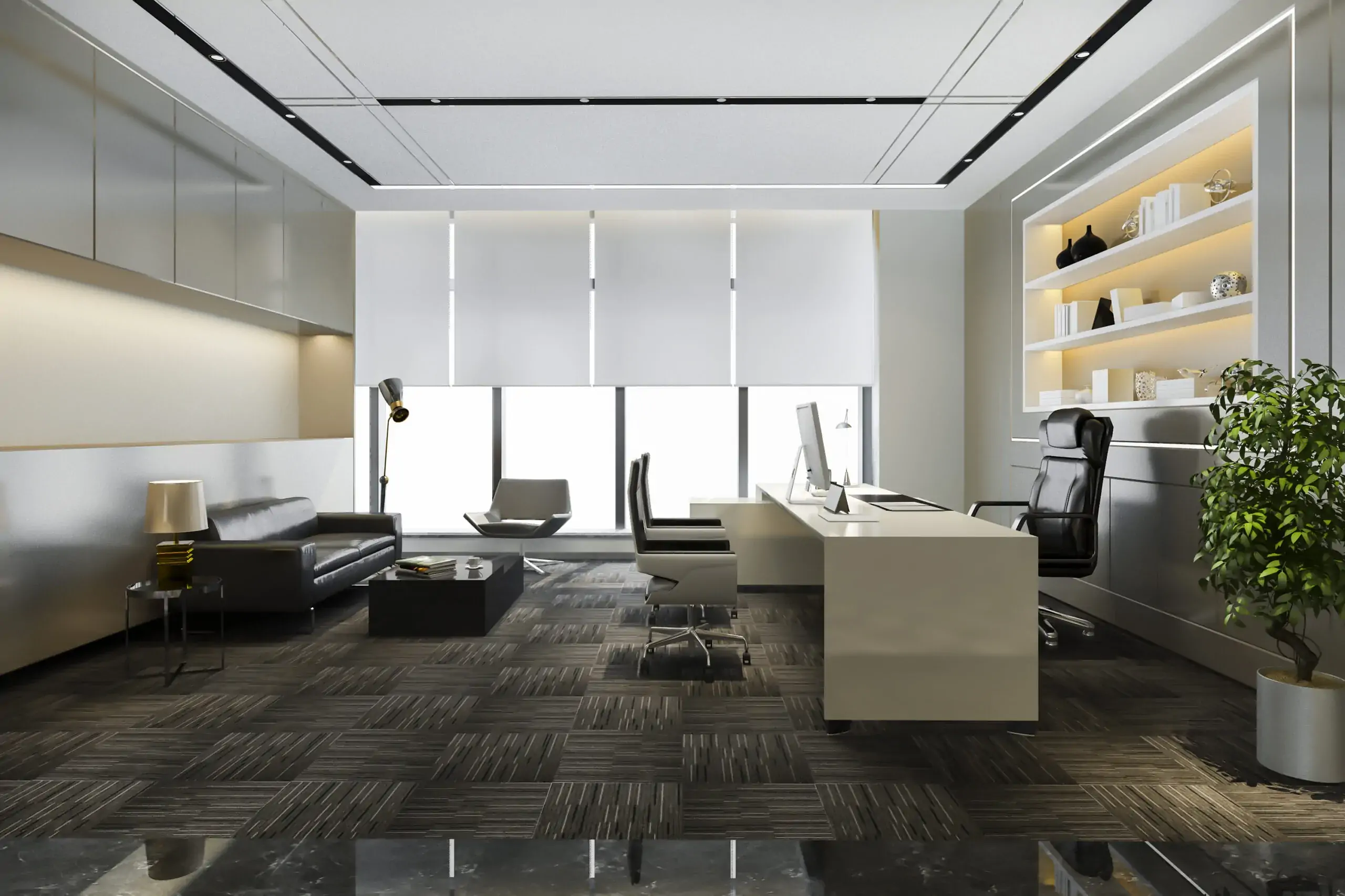 Magnetic Backed Carpet Tile